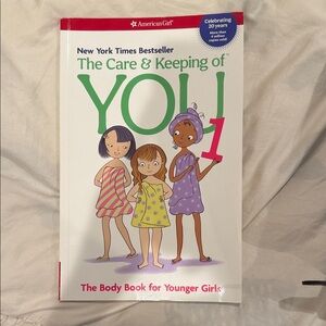 American Girl The Care & Keeping of You 1 Book with Green and Purple Accents